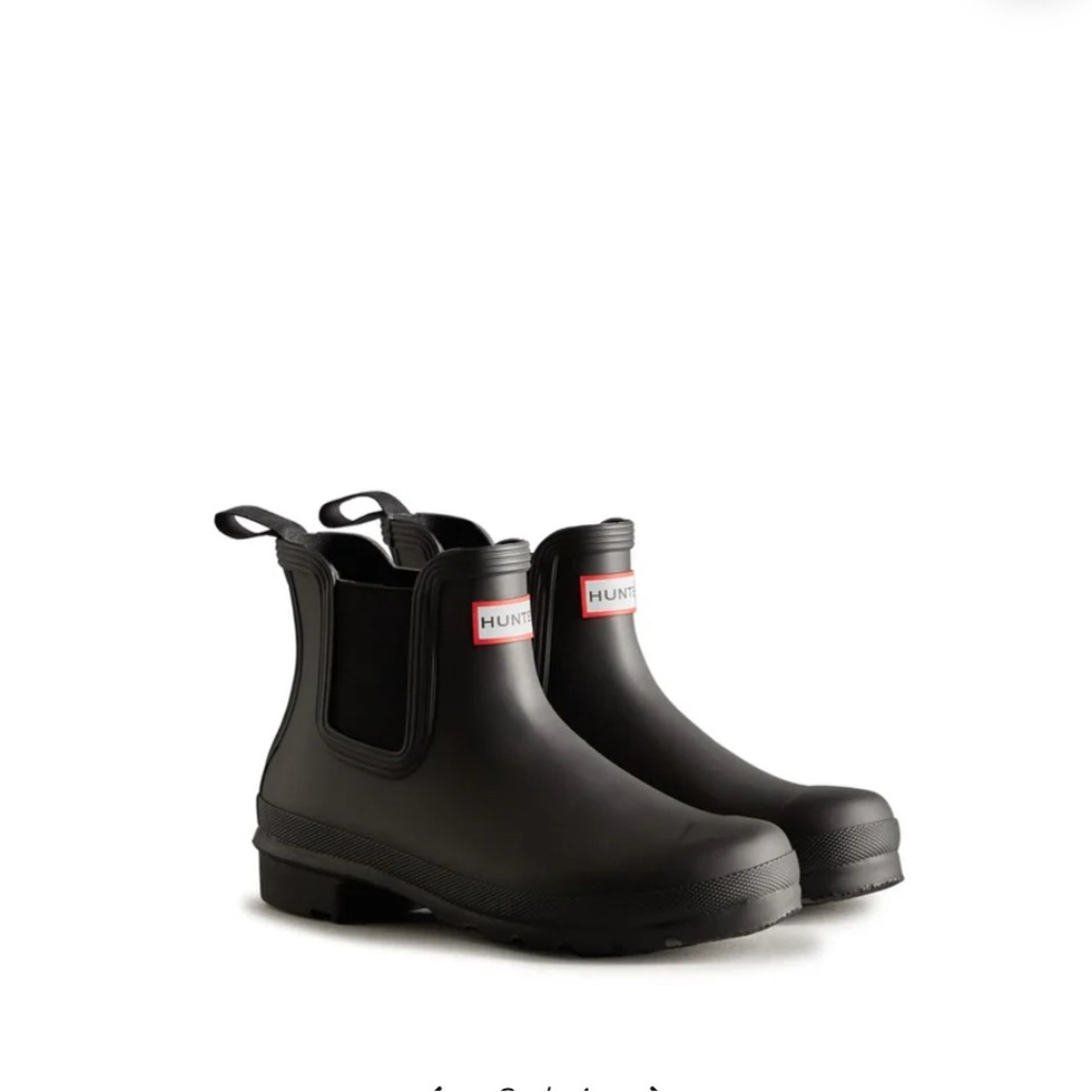Hunter Original Black Chelsea Boots